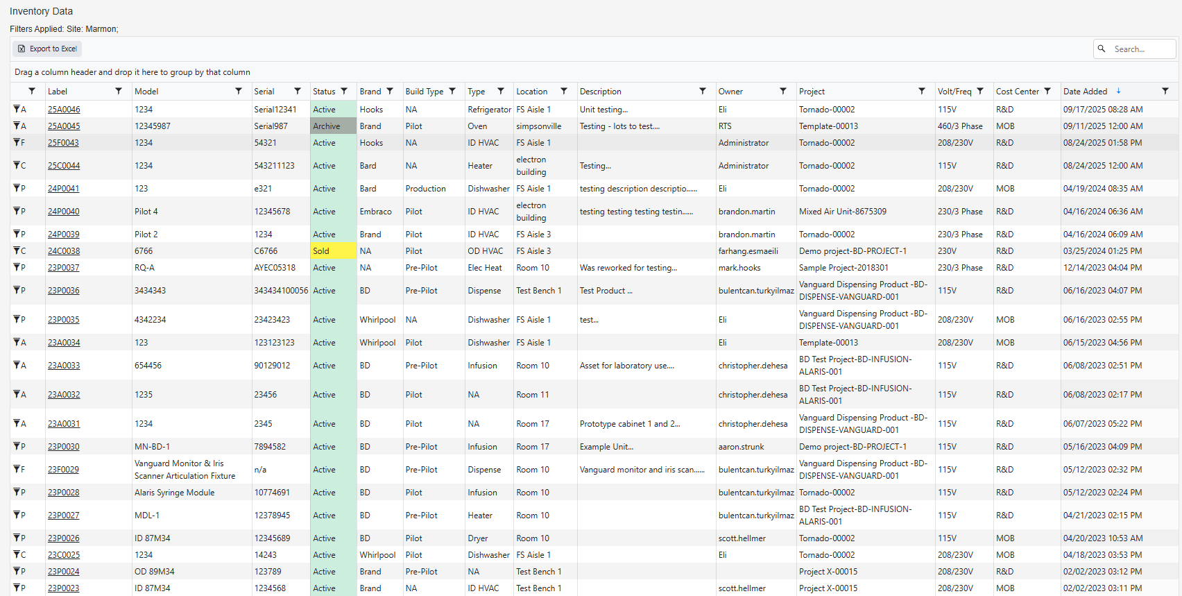 UnitTracking
